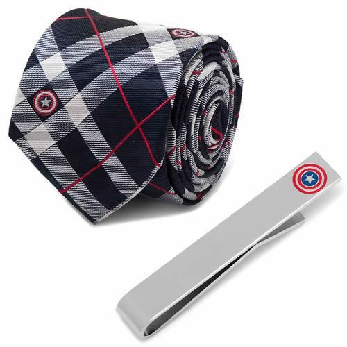 Marvel キャプテン アメリカ プレイド ネクタイ ネクタイピン セット 蝶ネクタイ ボウタイ 専門店 Bowties Jp Marvel キャプテン アメリカ プレイド ネクタイ ネクタイピン セット 蝶ネクタイ ボウタイ 専門店 Bowties Jp