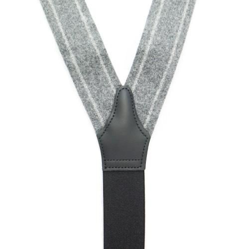 ALBERT THURSTON グレー サスペンダー