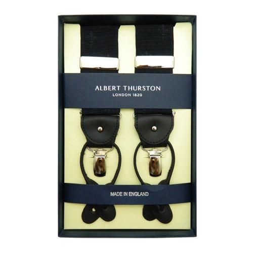 ALBERT THURSTON アルバートサーストン サスペンダー ブラック