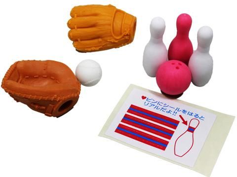 消しゴム 22個セット キャラクター・フルーツ・スポーツ コレクション 消しゴム 22個セット キャラクター・フルーツ・スポーツ