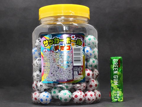 サッカーボールチョコ１００個 おもちゃ ホビー ゲーム 縁日玩具 大国屋