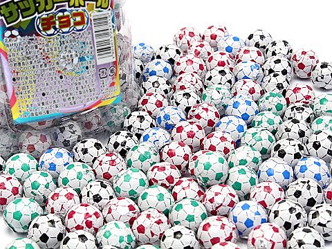 サッカーボールチョコ１００個 おもちゃ ホビー ゲーム 縁日玩具 大国屋