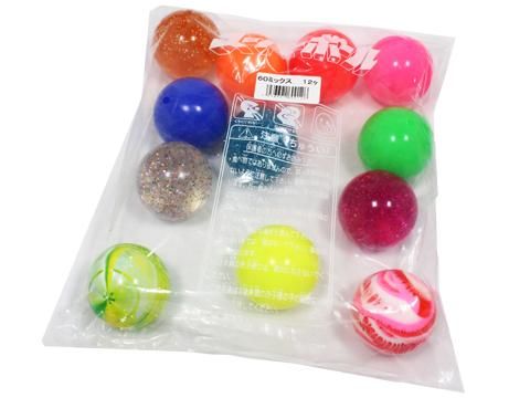 スーパーボールミックス60mm｜おもちゃ・縁日玩具・駄菓子