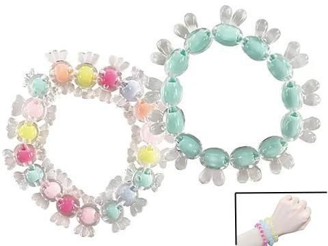 【国産】 クリアブレスレットパステルカラー｜おもちゃ・縁日玩具・駄菓子 アクセサリー