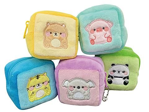 ぽちゃちゃアニマル動物園ぬいぐるみCUBEポーチ | おもちゃ