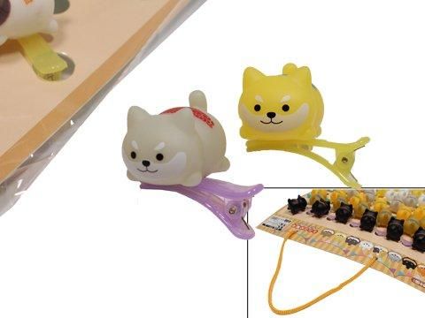 ミニぷか柴犬ヘアクリップ｜おもちゃ・ホビー・ゲーム・縁日玩具