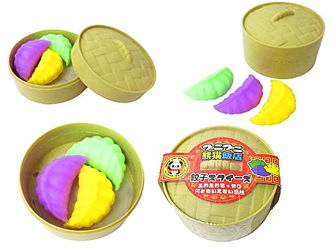 プニプニ熊猫飯店3色餃子|おもちゃ・ホビー・ゲーム・縁日玩具・大国屋