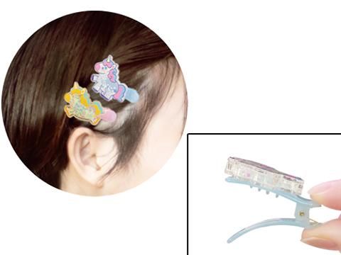 ユニコーンシャカシャカヘアクリップ｜おもちゃ・縁日玩具