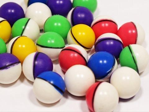 スーパーボール27mmダブルカラー｜おもちゃ・縁日玩具