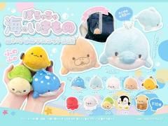  ぽちゃちゃ海のいきものぬいぐるみマスコットＢＣ付　ＭＢ１４７２【単価￥３１８】１０入