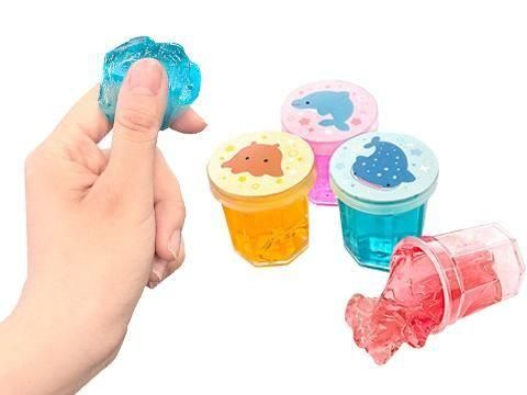 アクア水族館カラフルミニスライム粘土｜おもちゃ・縁日玩具・駄菓子