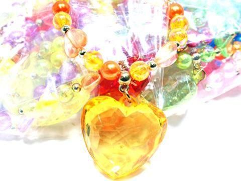 ハート型クリスタルブレスレット BIGクリスタルハートブレスレット | おもちゃ・縁日玩具・駄菓子