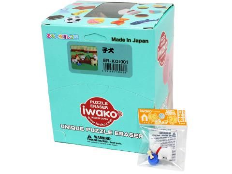 子犬消しゴム［60個入］ | 60個セット,動物のなかま | おもしろ