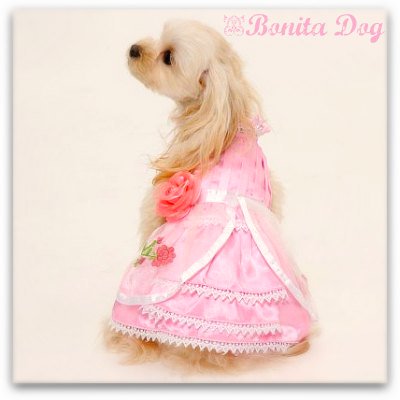 犬服ドレスprincess ベビーピンク ホワイト 犬用キャリーバッグ 可愛い犬キャリーバッグならbonita Dog