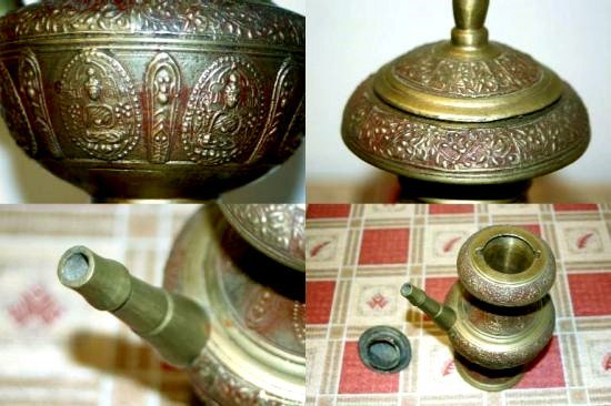インド製 真鍮のポット（水差し） - アンティーク 【 HERCULES 】