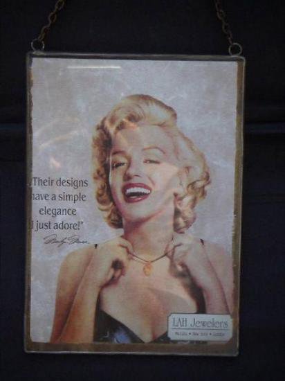 マリリン・モンローのポストカード型壁掛け - アンティーク 【 HERCULES 】