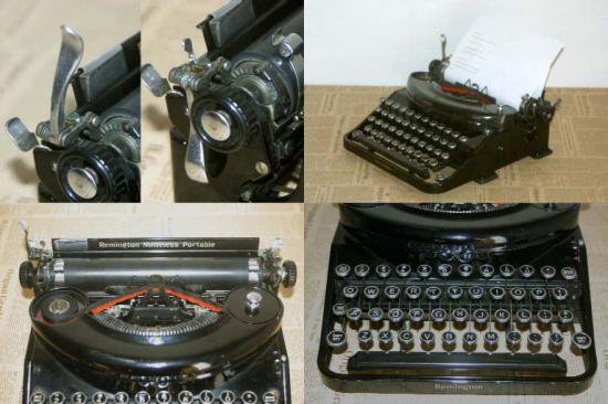 Remington Noiseless portable Typewriter - アンティーク 【 HERCULES 】