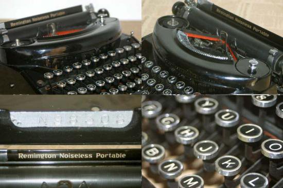 Remington Noiseless portable Typewriter - アンティーク 【 HERCULES 】