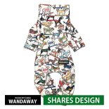 【WANDAWAY】つるつるロンパース・WANDAWAY×SHARES DESIGN（シェアーズデザイン）別注オリジナルデザイン（W/S）