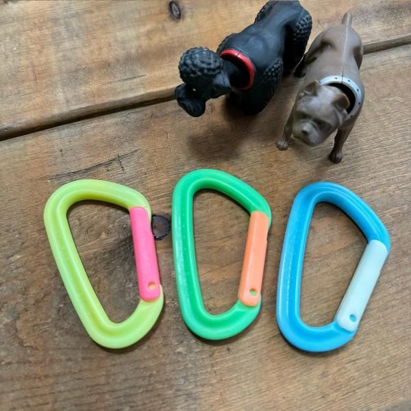 WANDAWAY 蓄光カラビナ | YKK 1P - デザインペット雑貨 WANDAWAY 犬の