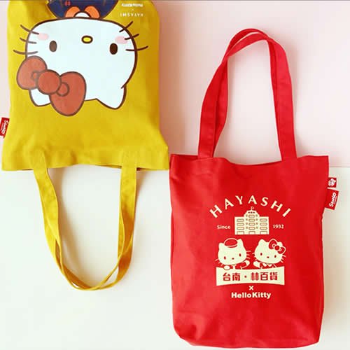 HAYASHI x Hello Kitty トートバッグ 台南・林百貨とキティちゃんのコラボ商品 海外直送品 - ザ・台湾ナイトマーケットYACHIA