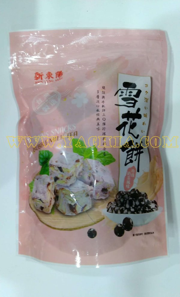 雪花餅 タピオカミルクティヌガークランチ 新東陽 台湾銘菓 Grains Snacks ザ 台湾ナイトマーケットyachia