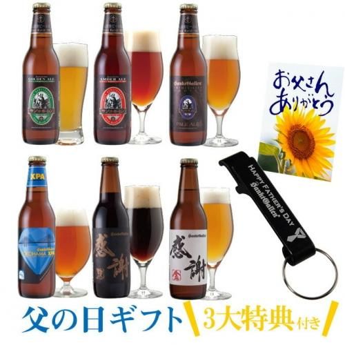 父の日3大特典付き 感謝ビール入クラフトビール6種6本飲み比べセット 世界一に輝いたipaビール入 元祖地ビール サンクトガーレン 直営通販ショップ