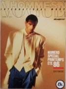 VOGUE HOMMES INTERNATIONAL MODE (Fr)  1986年S/S No.3