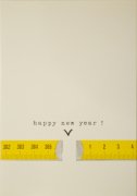 ポストカード happy new year!／メジャー