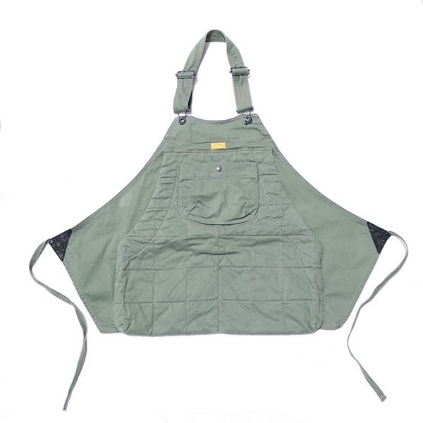 HOLTER APRON QUILTED ARMY CORD - NATAL DESIGN ONLINE SHOP