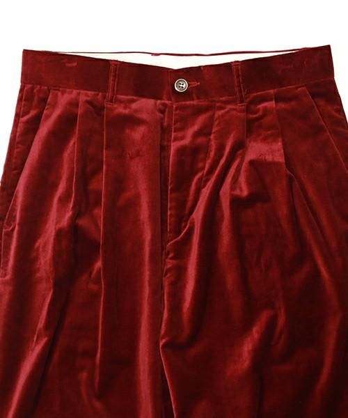 ZOOTIE WIDE PANTS VELVET - NATAL DESIGN ONLINE SHOP