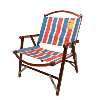 Kermit Chair WALNUT RETRO STRIPE