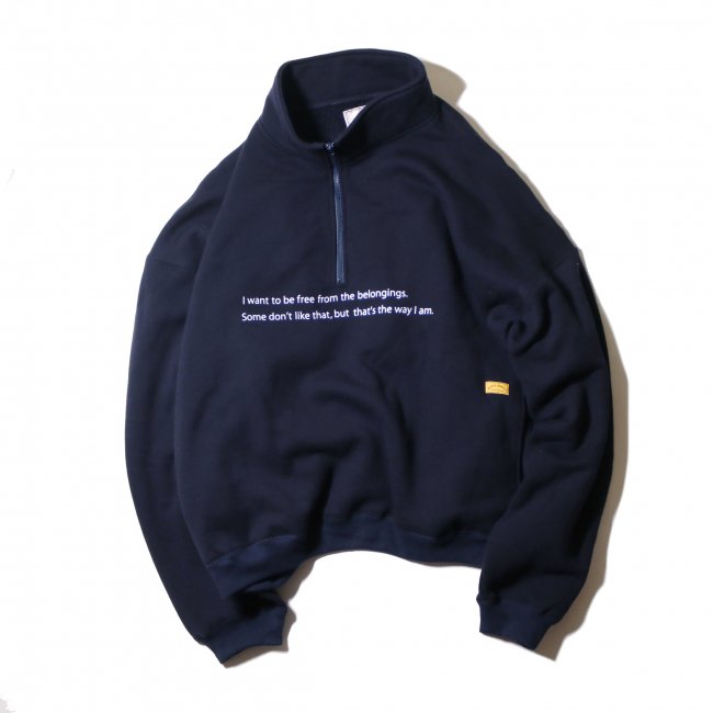 C.C.SWEAT HALF ZIP - NATAL DESIGN ONLINE SHOP