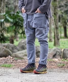 S600-s Sarouel Pants Stretch -GRAY- - NATAL DESIGN ONLINE SHOP