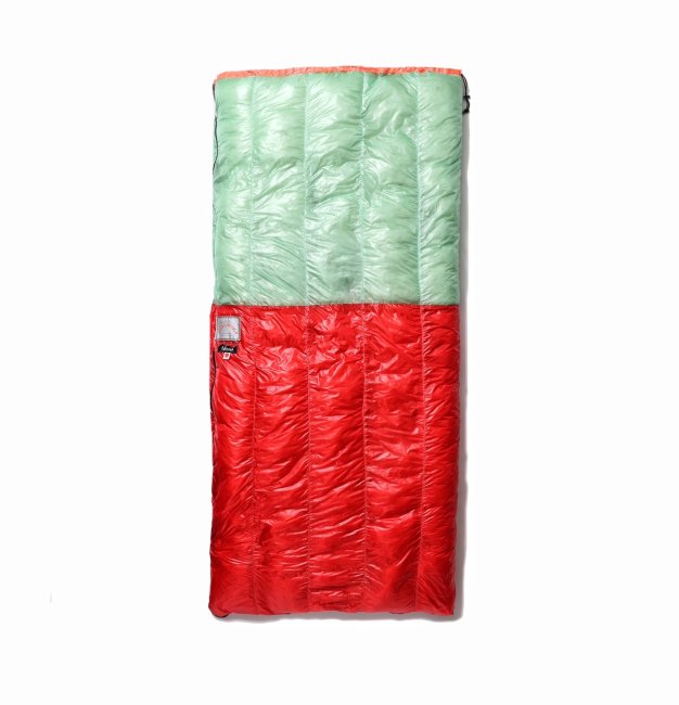 Envelope Sleeping Bag Lux2 600【YELLOW GREEN×RED】 - NATAL DESIGN ...