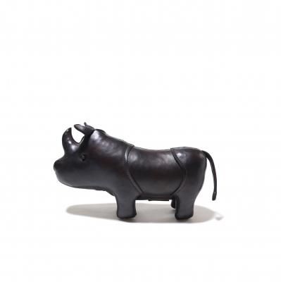 OMERSARHINOCEROSʥˡ LEATHER ANIMAL MINIATURER