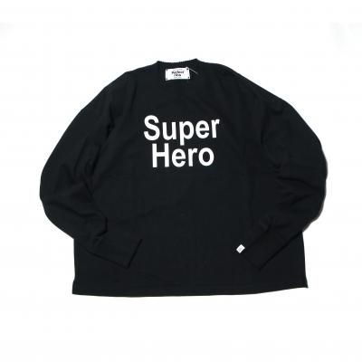 Perfect ribs X ALM X ROOM MATE  SUPER HERO L/S TEE