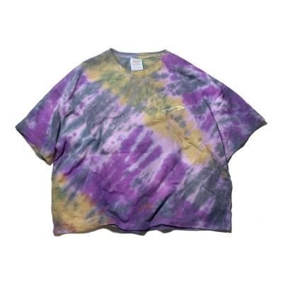 ͽʡ6ܰʹߤϤͽDYE  NATAL DESIGNHEMP WIDE TEE 4 AIOT! DYE ver. OLD PURPLE