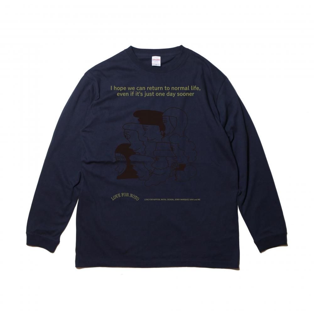 予約商品：9月上旬以降お届け予定】LOVE FOR NOTO LONG SLEEVE