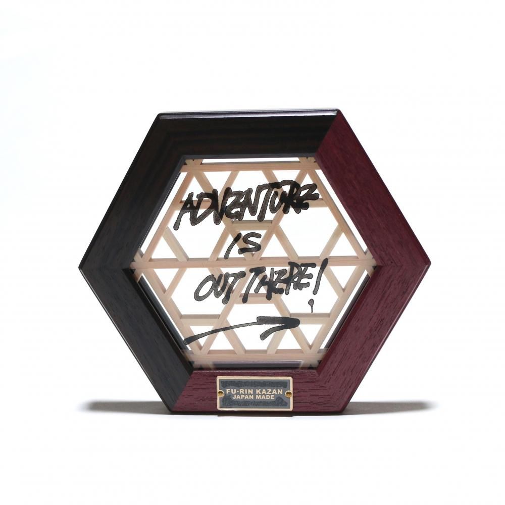 抽選販売】コースターグラス（亀甲）縞黒檀＆パープル - NATAL