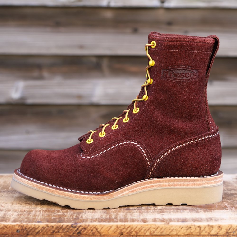 JOBMASTER Burgundy Rough Out 8