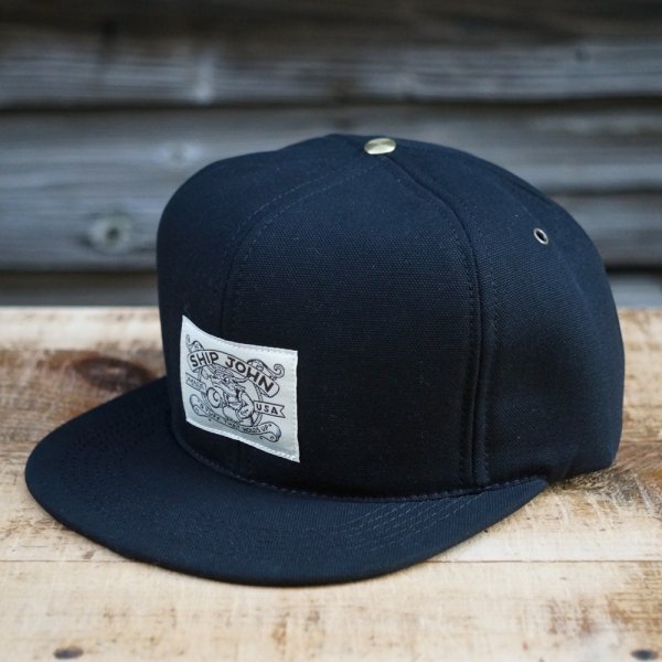 SHIP JOHN】Cotton Trucker Hat - Black