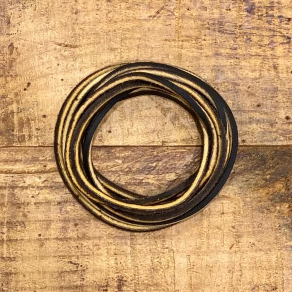 LEATHER LACES -Brown-