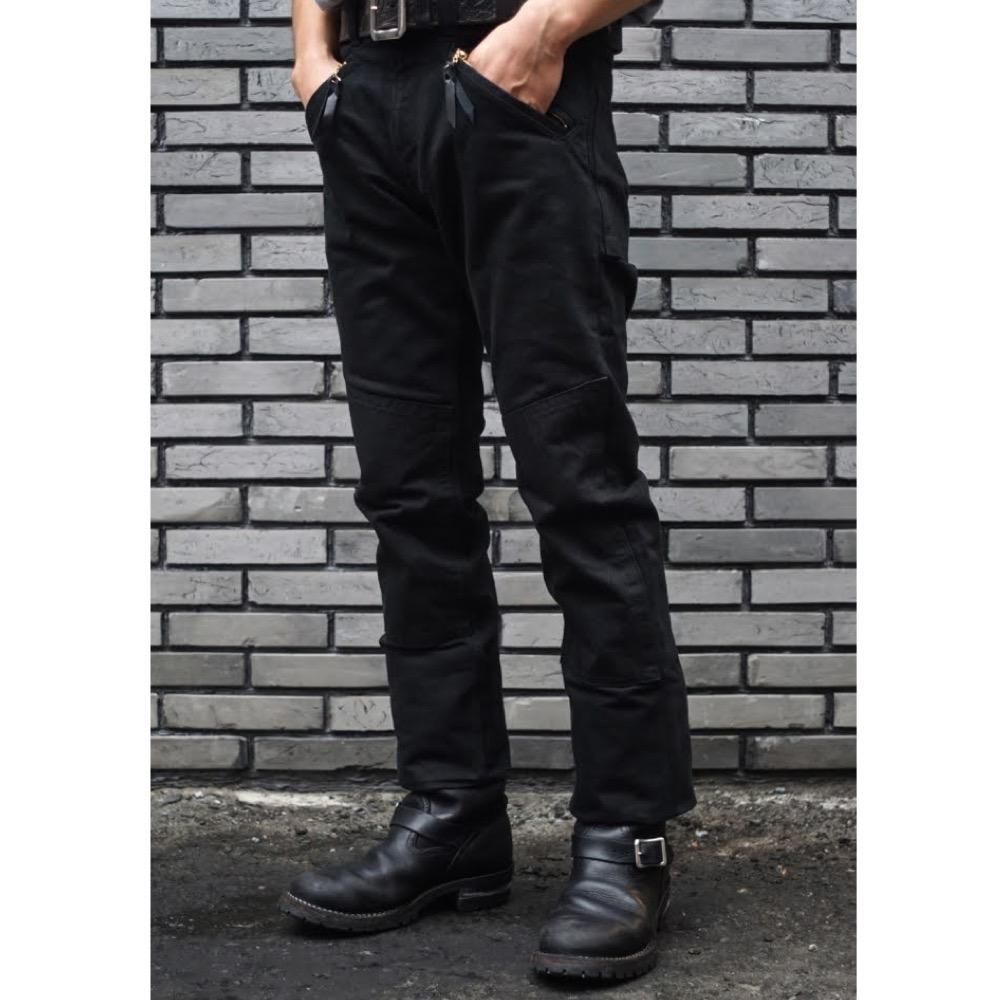 Langlitz Leathers Black Denim Competition Breeches - WESCO JAPAN