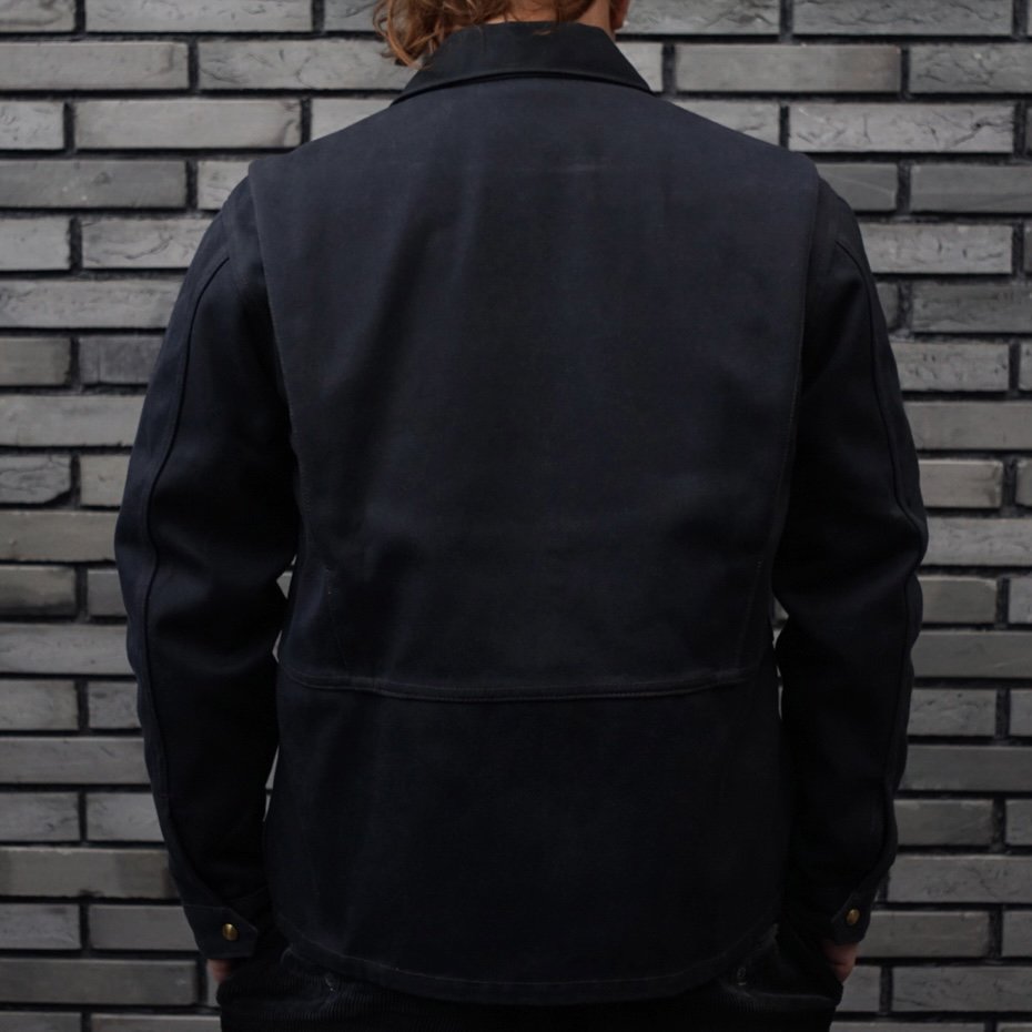 SHIP JOHN】Wills Jacket - Waxed Canvas〈Black〉 - WESCO JAPAN