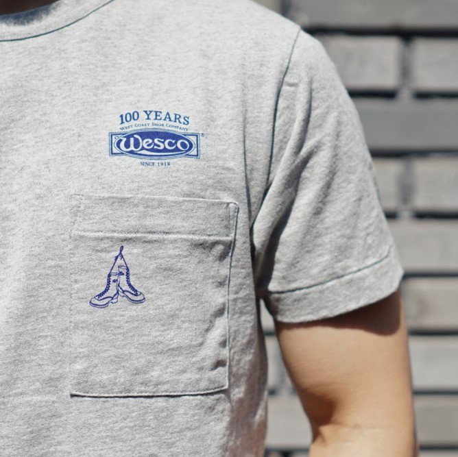 【WESCO×DEHEN】100YEARS LOGO POCKET TEE【日本限定】 - WESCO JAPAN ONLINE SHOP