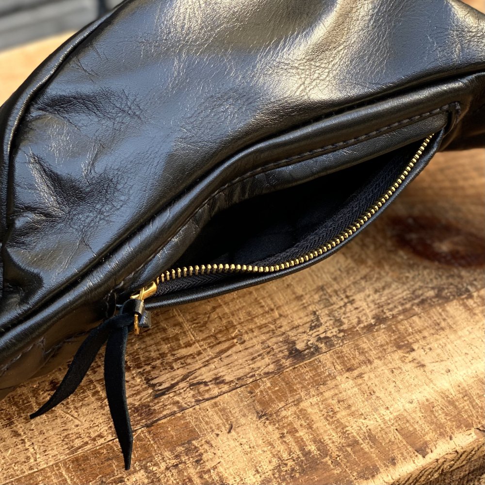 Langlitz Leathers】Inside Pocket Waist Bag(Horsehide) - WESCO 