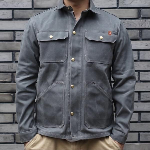 SHIP JOHN】Wills Jacket - Waxed Canvas〈Slate〉 - WESCO JAPAN 