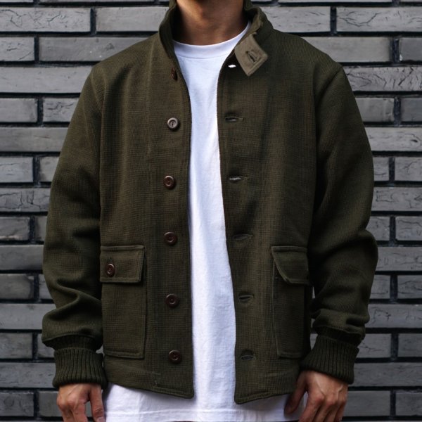 DEHEN】SUBMARINER SWEATER COAT -Loden- - WESCO JAPAN ONLINE SHOP