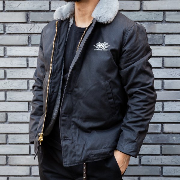 WESCO×DEHEN N-1 JACKET -Black/Silver- - WESCO JAPAN 